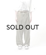 Maison MIHARA YASUHIRO (Cotton Satin Cargo Pants) D.GREEN
