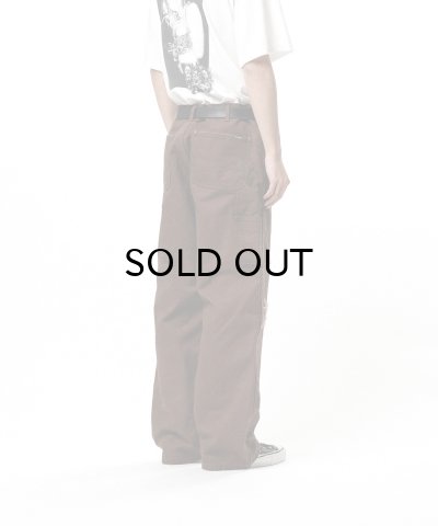 画像2: KAMIYA (BORO Duck Painter Pants) BROWN