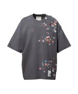 Maison MIHARA YASUHIRO (Kids Sticker Printed T-shirt) BLACK