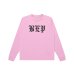 画像1: BLACK EYE PATCH (3 LETTER OE L/S TEE) PINK (1)