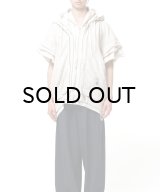 Maison MIHARA YASUHIRO (Triple Layered Zip-up Sweat Vest) WHITE