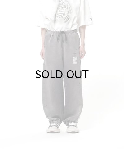 画像1: Maison MIHARA YASUHIRO (Sun Faded Like Sweat Pants) BLACK
