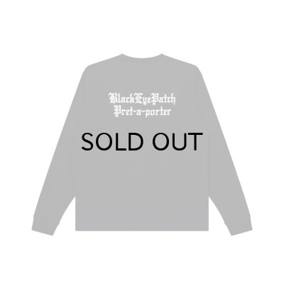 画像2: BLACK EYE PATCH (3 LETTER OE L/S TEE) BLACK