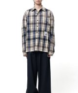 Maison MIHARA YASUHIRO (Vintage Like Check Shirt) BEIGE
