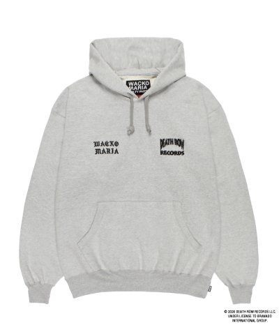 画像2: WACKO MARIA (DEATH ROW RECORD HEAVY WEIGHT PULLOVER HOODED SWEAT SHIRT) GRAY