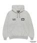 画像2: WACKO MARIA (DEATH ROW RECORD HEAVY WEIGHT PULLOVER HOODED SWEAT SHIRT) GRAY (2)