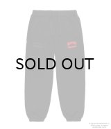 WACKO MARIA (DEATH ROW RECOED HEAVY WEIGHT SWEAT PANTS) BLACK