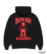 WACKO MARIA (DEATH ROW RECORD HEAVY WEIGHT PULLOVER HOODED SWEAT SHIRT) BLACK