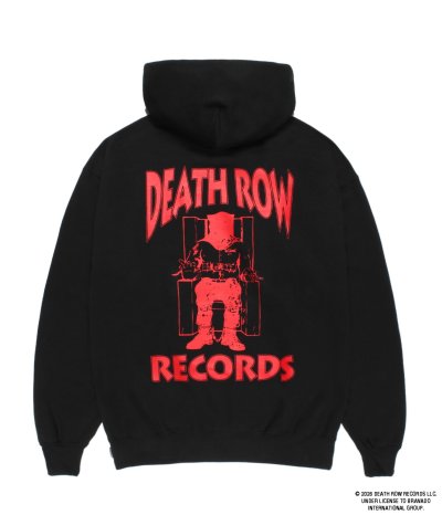 画像2: WACKO MARIA (DEATH ROW RECORD HEAVY WEIGHT FULL ZIP HOODED SWEAT SHIRT) BLACK