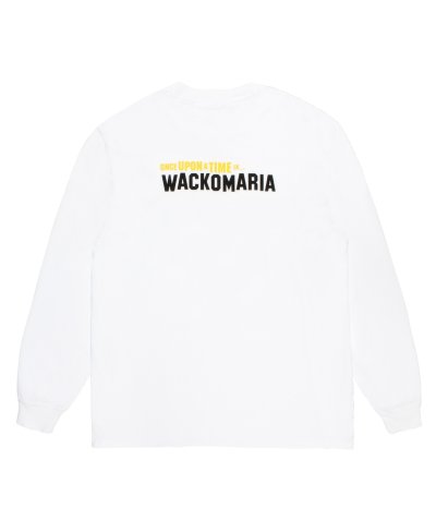 画像1: WACKO MARIA (WASHED HEAVY WEIGHT CREW NECK LONG SLEEVE T-SHIRT TYPE-3) WHITE