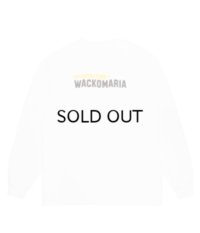 画像1: WACKO MARIA (WASHED HEAVY WEIGHT CREW NECK LONG SLEEVE T-SHIRT TYPE-3) WHITE