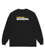 WACKO MARIA (WASHED HEAVY WEIGHT CREW NECK LONG SLEEVE T-SHIRT TYPE-3) BLACK