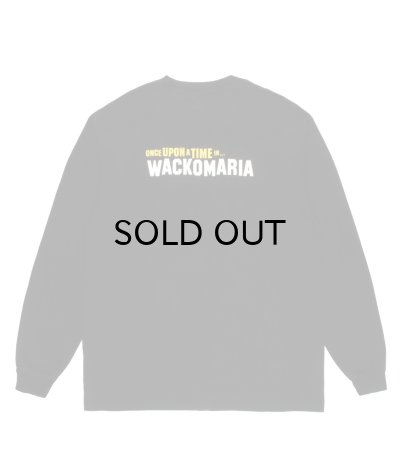 画像1: WACKO MARIA (WASHED HEAVY WEIGHT CREW NECK LONG SLEEVE T-SHIRT TYPE-3) BLACK