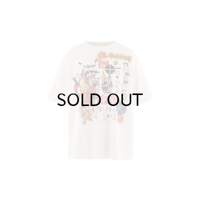 画像1: SAINT Mxxxxxx (JR_SS T-SHIRT_DESTOROY) WHITE
