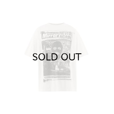 画像1: SAINT Mxxxxxx (JR_SS T-SHIRT_MASK) WHITE