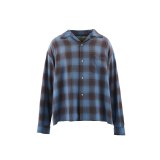 SAINT Mxxxxxx (RAYON SHIRT_CHECK) BLUE