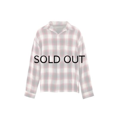画像1: SAINT Mxxxxxx (RAYON SHIRT_CHECK) RED