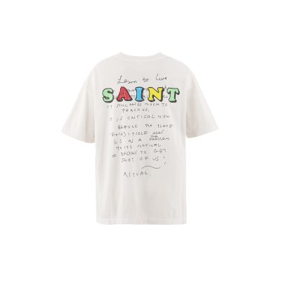 画像2: SAINT Mxxxxxx (JR_SS T-SHIRT_E) WHITE