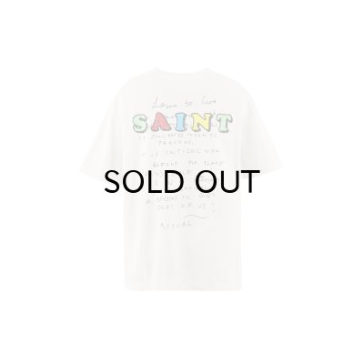 画像2: SAINT Mxxxxxx (JR_SS T-SHIRT_E) WHITE