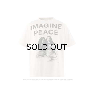 画像1: SAINT Mxxxxxx (JL_SS T-SHIRT_IMAGINE PEACE) WHITE