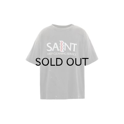 画像1: SAINT Mxxxxxx (SS T-SHIRT_SAINT) BLACK