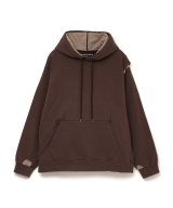 FACETASM (DAMAGED HOODIE) BROWN