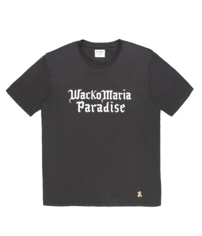 画像1: WACKO MARIA (STAMDARD CREW NECK T-SHIRT) BLACK