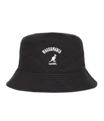 画像1: WACKO MARIA (KANGOL WASHED BUCKET) BLACK