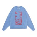 C.E (OVERDYE MD PLain Speech CREW NECK) BLUE