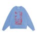 画像1: C.E (OVERDYE MD PLain Speech CREW NECK) BLUE (1)