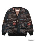 WACKO MARIA (JEAN-MICHEL BASQUIAT CARDIGAN TYPE-1) ONE