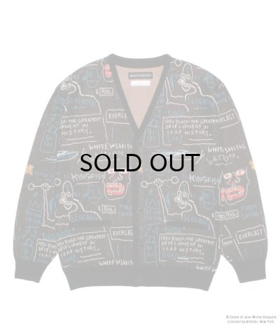 画像1: WACKO MARIA (JEAN-MICHEL BASQUIAT CARDIGAN TYPE-1) ONE