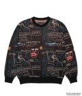 WACKO MARIA (JEAN-MICHEL BASQUIAT CREW NECK SWEATER TYPE-1) ONE