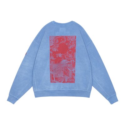 画像2: C.E (OVERDYE MD PLain Speech CREW NECK) BLUE