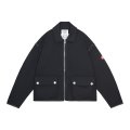 C.E (SMOOTH ZIP UP) BLACK