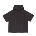 LQQK STUDIO (FUSION SHORT SLEEVE WINDBREAKER) BLACK