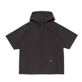 LQQK STUDIO (FUSION SHORT SLEEVE WINDBREAKER) BLACK