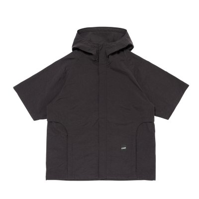 画像1: LQQK STUDIO (FUSION SHORT SLEEVE WINDBREAKER) BLACK