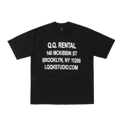 画像1: LQQK STUDIO (RENTALS TEE) BLACK