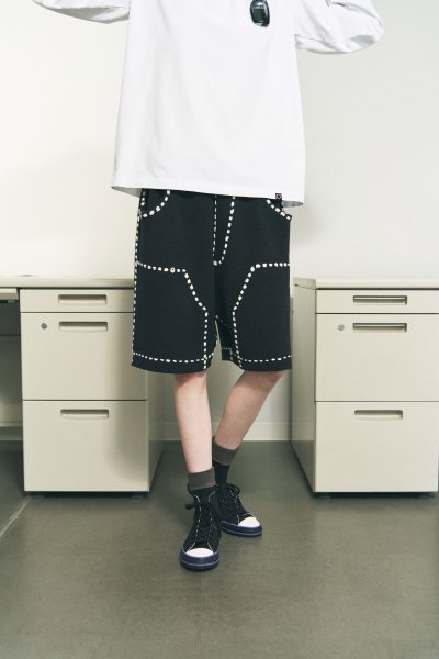 画像3: PHINGERIN (SUMMER PG1 DOUBLE KNEE SHORTS) BLACK