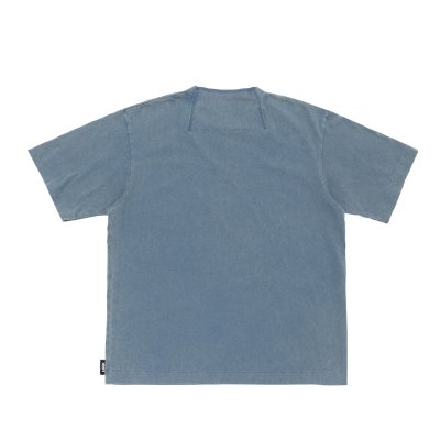 画像2: LQQK STUDIO (DISCHARGE DECONSTRUCTION TEE) BLUE