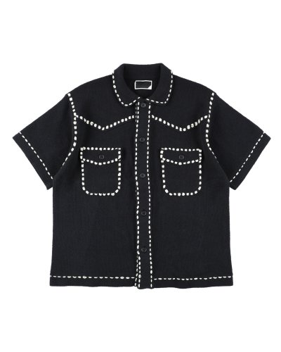 画像1: PHINGERIN (SUMMER PG1 WESTERN SHIRT) BLACK