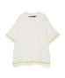 画像2: FACETASM (CURVY SLIT BIG TEE) WHITE (2)