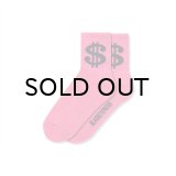 BLACK EYE PATCH (DOLLAR SIGN SOCKS) PURPLE