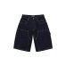 画像2: BLACK EYE PATCH (STENCIL LOGO DOUBLE KNEE DENIM SHORTS) INDIGO (2)