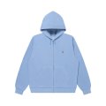 BLACK EYE PATCH (SMALL OG THERMAL ZIP HOODIE) BLUE