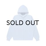 BLACK EYE PATCH (SMALL OG THERMAL ZIP HOODIE) BLUE