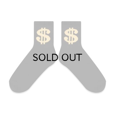 画像2: BLACK EYE PATCH (DOLLAR SIGN SOCKS) BLACK-YELLOW