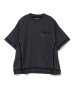 画像1: FACETASM (CURVY SLIT BIG TEE) CHARCOAL (1)