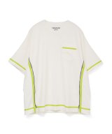 FACETASM (CURVY SLIT BIG TEE) WHITE